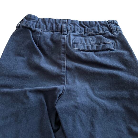 Old Navy Boys Blue Shorts Uniform Basic‎ Plain Adjustable Waist Size 6 - Picture 5 of 6